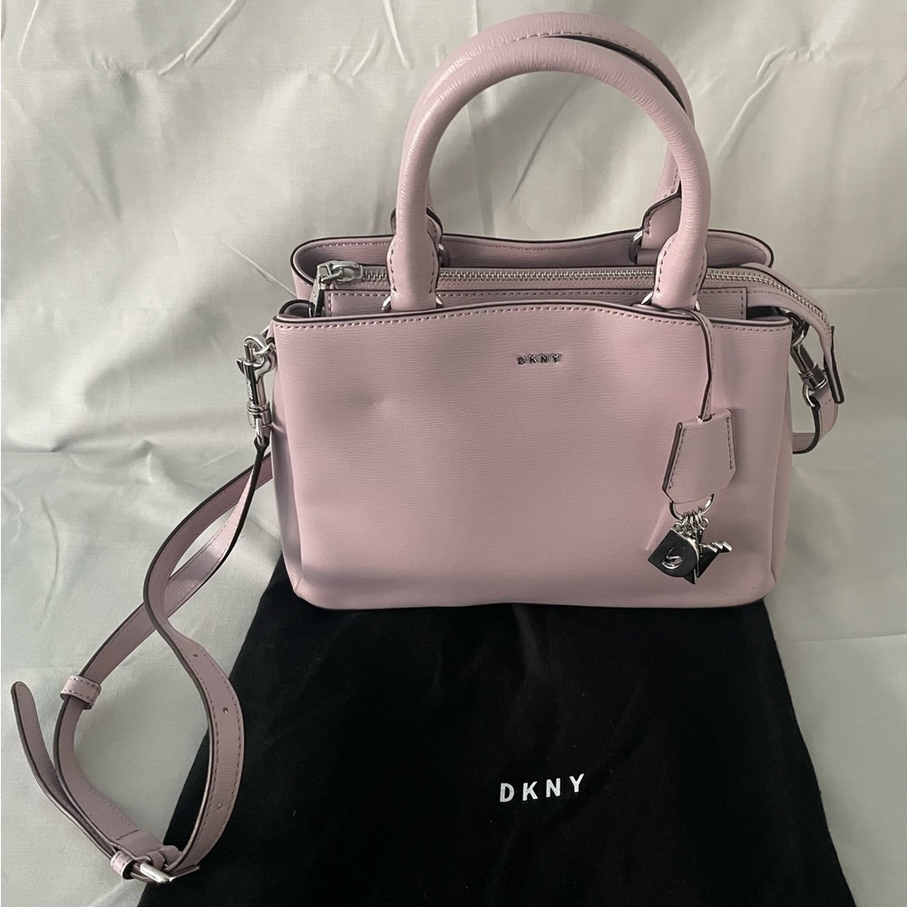 DKNY Satchel/Crossbody Bag, Lavender - Picture 11 of 13
